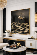 SOLD - Walk on Water – Original Jesus-Inspired Christian Abstract Painting | Luxury Faith Modern Art